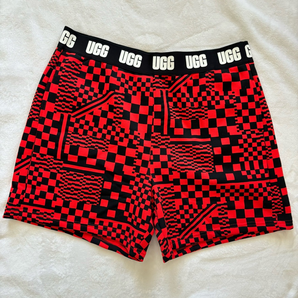 UGG Chrissy Check Boyfriend Shorts--XL - Picture 2 of 13